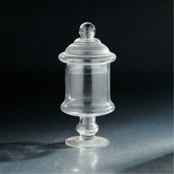 Diamond Star 12 x 6 in. Glass Jar with Lid, Clear 64070